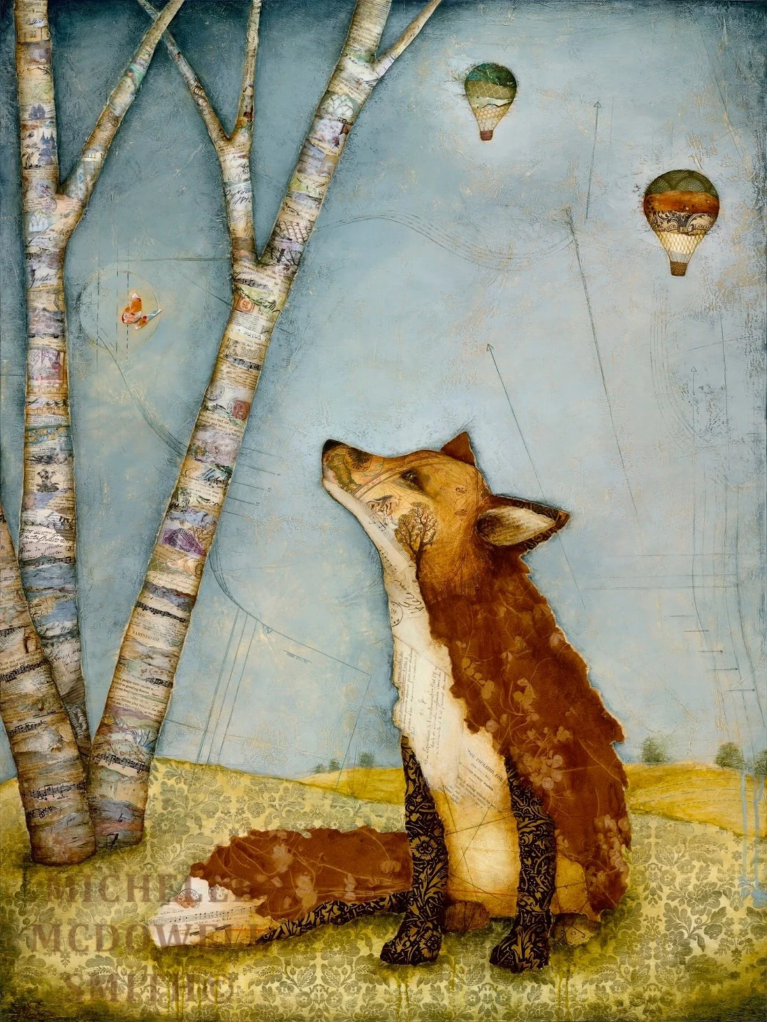 Madam Fox❣️ The Civilized Fox - Limited Edition Canvas Giclée — Michelle